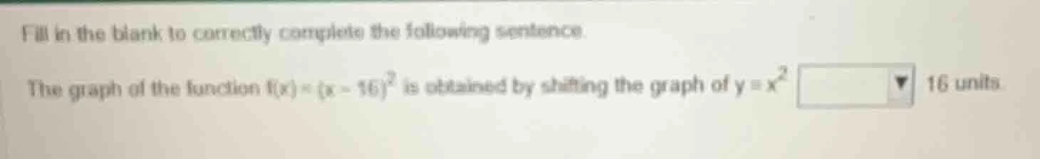 fill in the blank to correctly complete the following sentence. the gra…