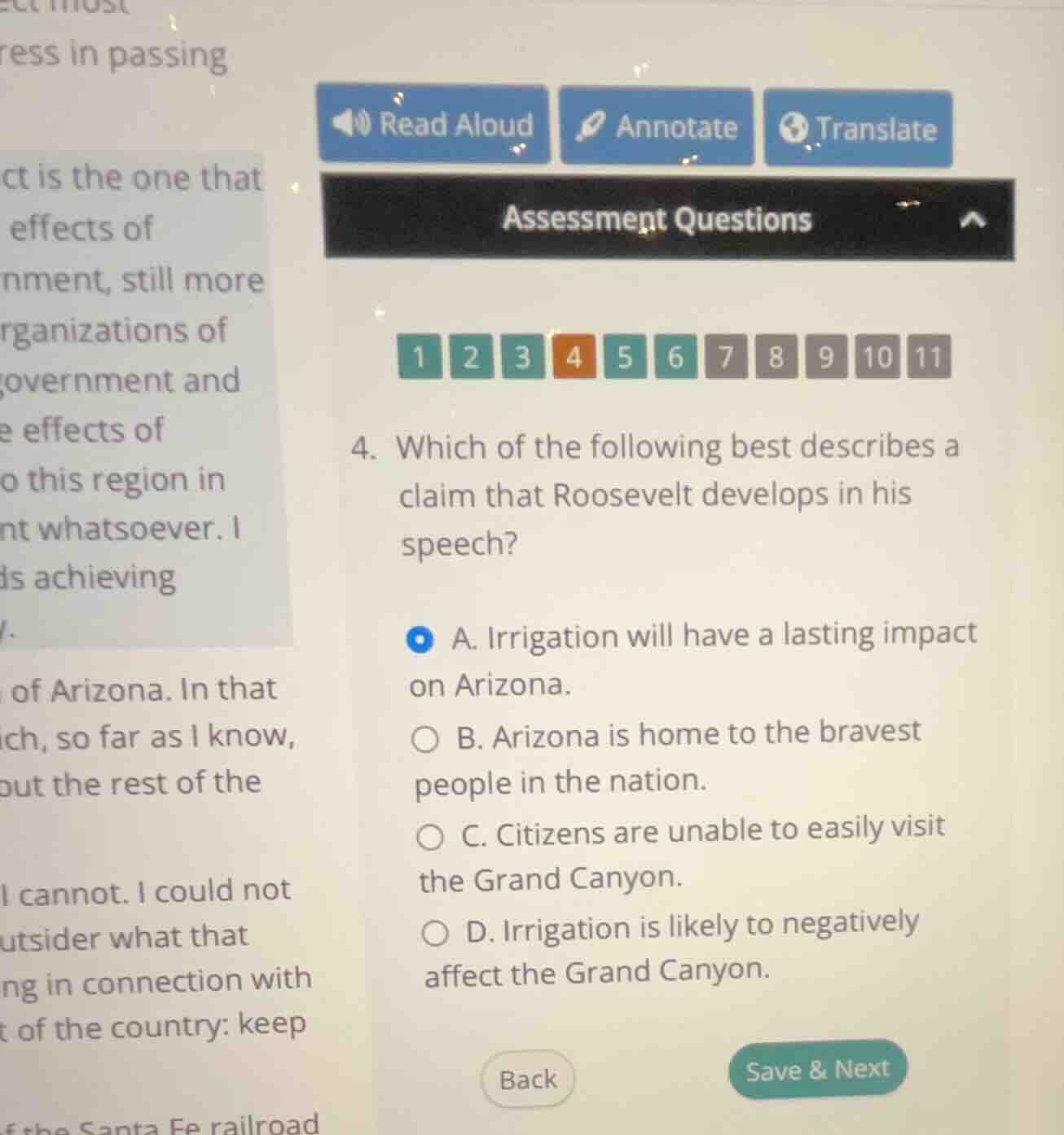assessment questions 4. which of the following best describes a claim t…