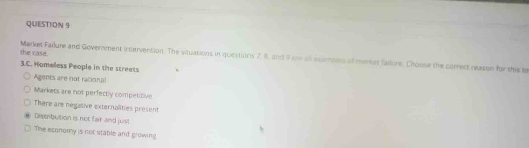 question 9 market failure and government intervention. the situations i…