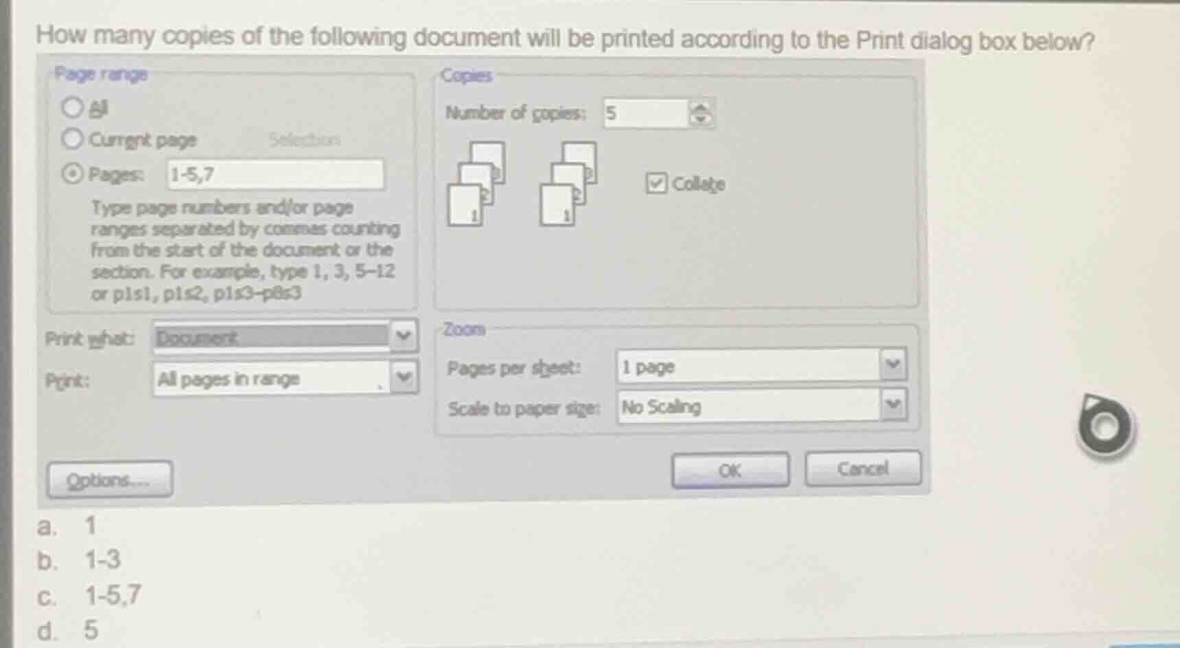 how many copies of the following document will be printed according to …