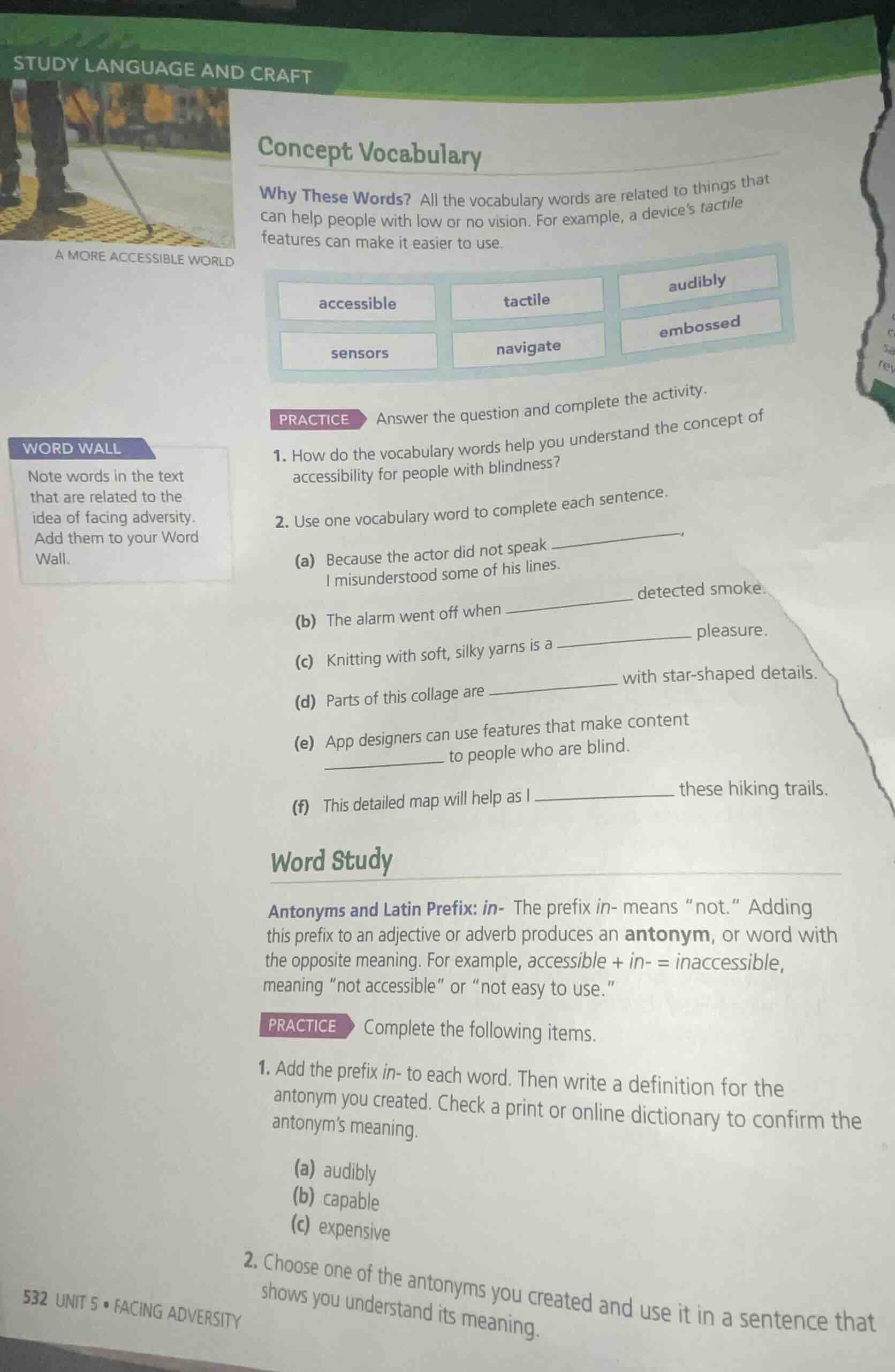 study language and craft a more accessible world word wall note words i…