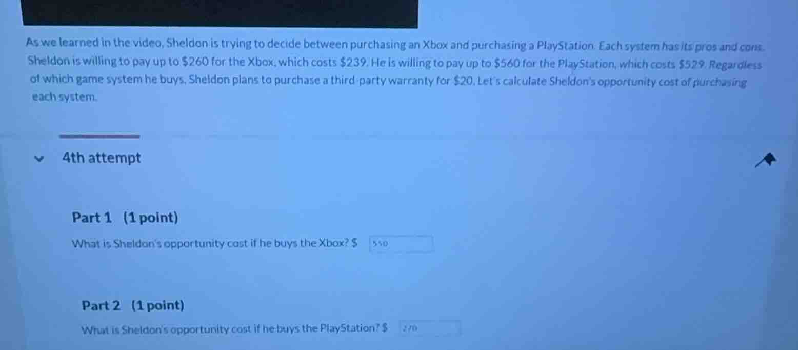 as we learned in the video, sheldon is trying to decide between purchas…