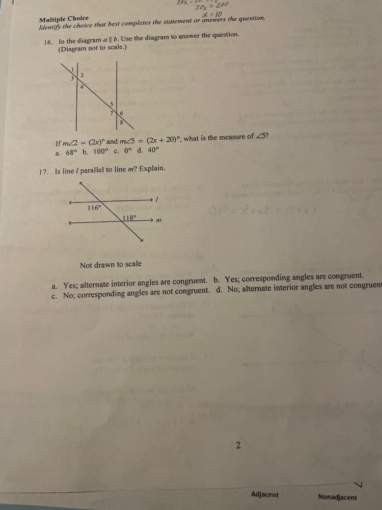multiple choice identify the choice that best completes the statement o…