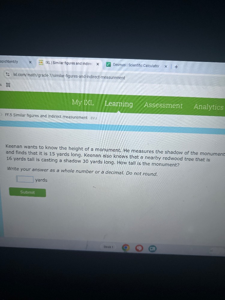 ff.5 similar figures and indirect measurement 8vj keenan wants to know …