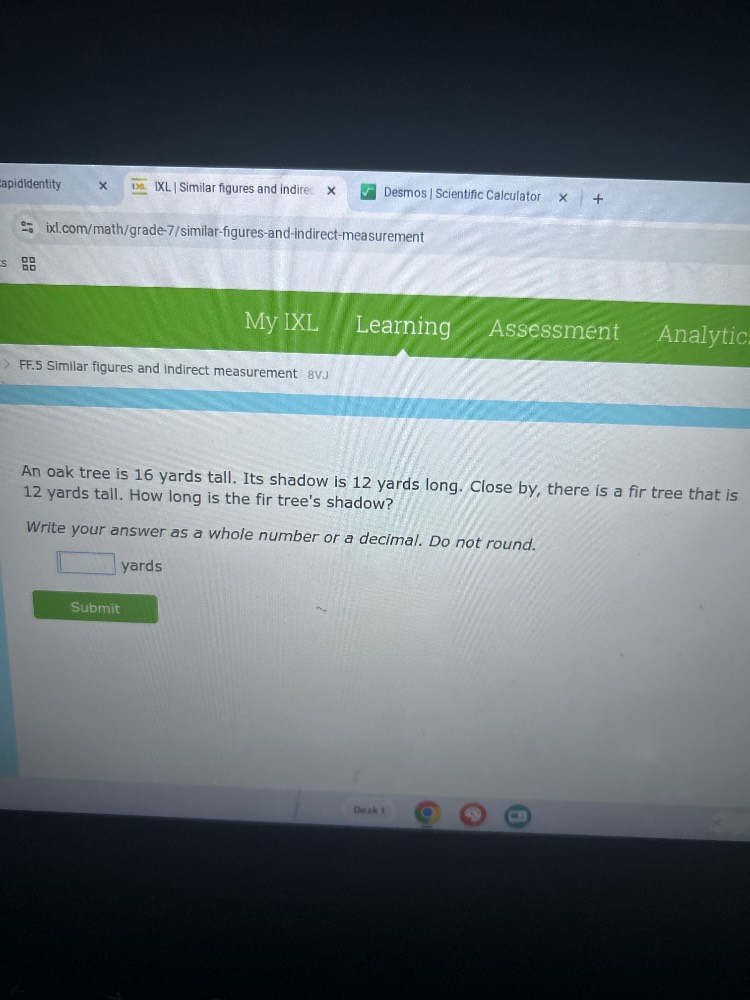 ff.5 similar figures and indirect measurement 8vj an oak tree is 16 yar…