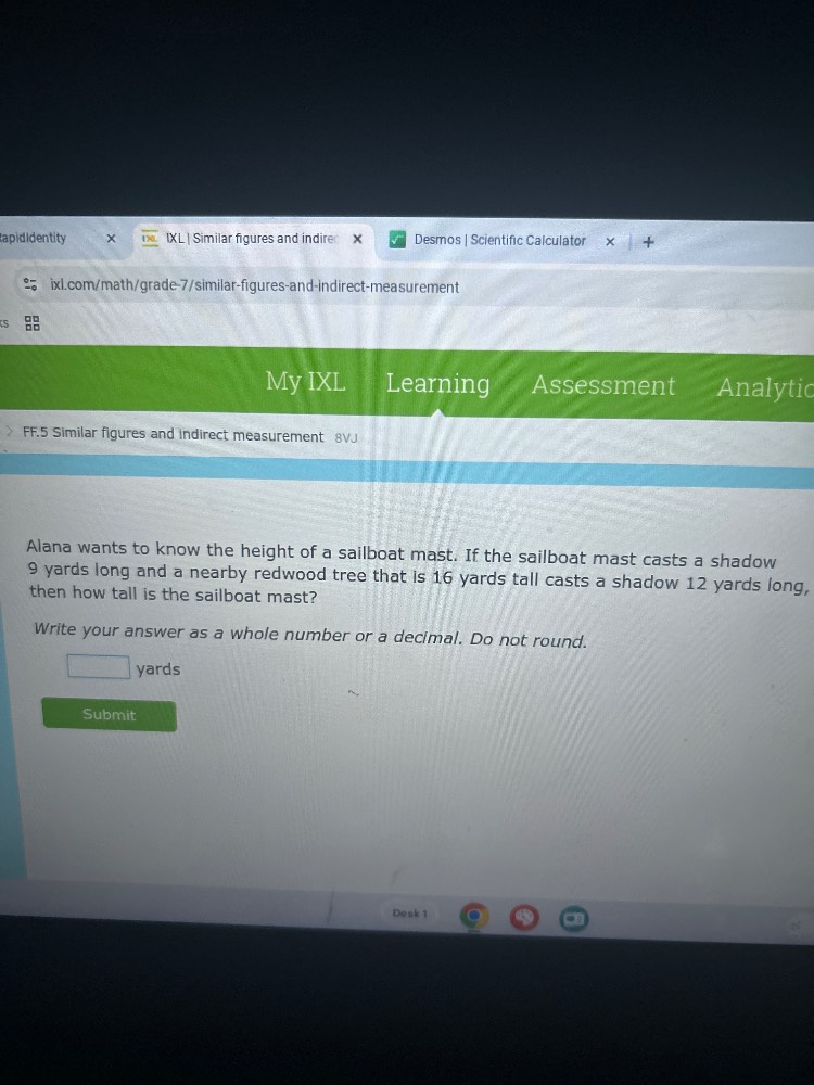 ff.5 similar figures and indirect measurement 8vj alana wants to know t…