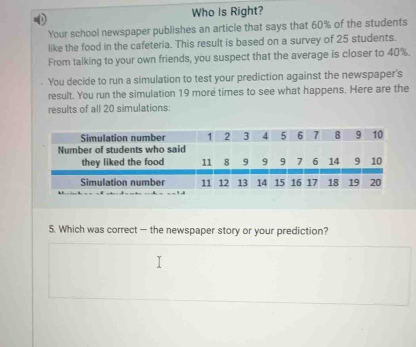 who is right? your school newspaper publishes an article that says that…