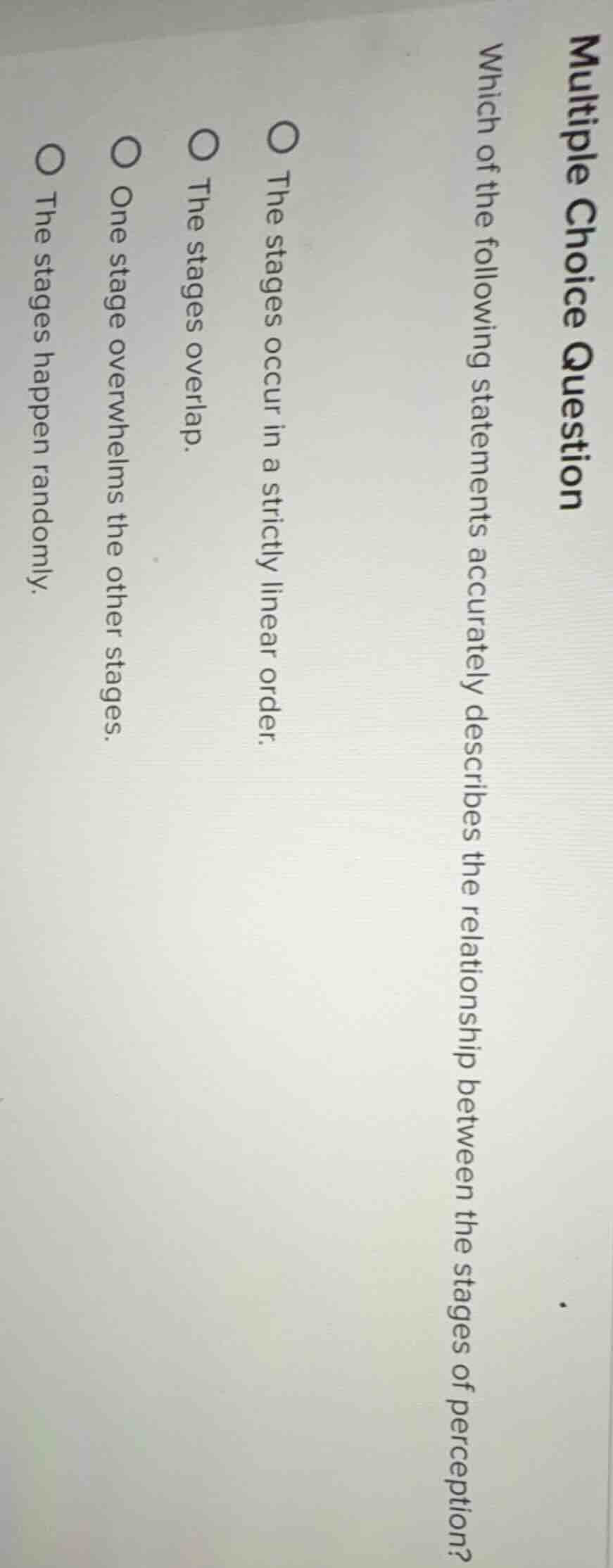 multiple choice question which of the following statements accurately d…