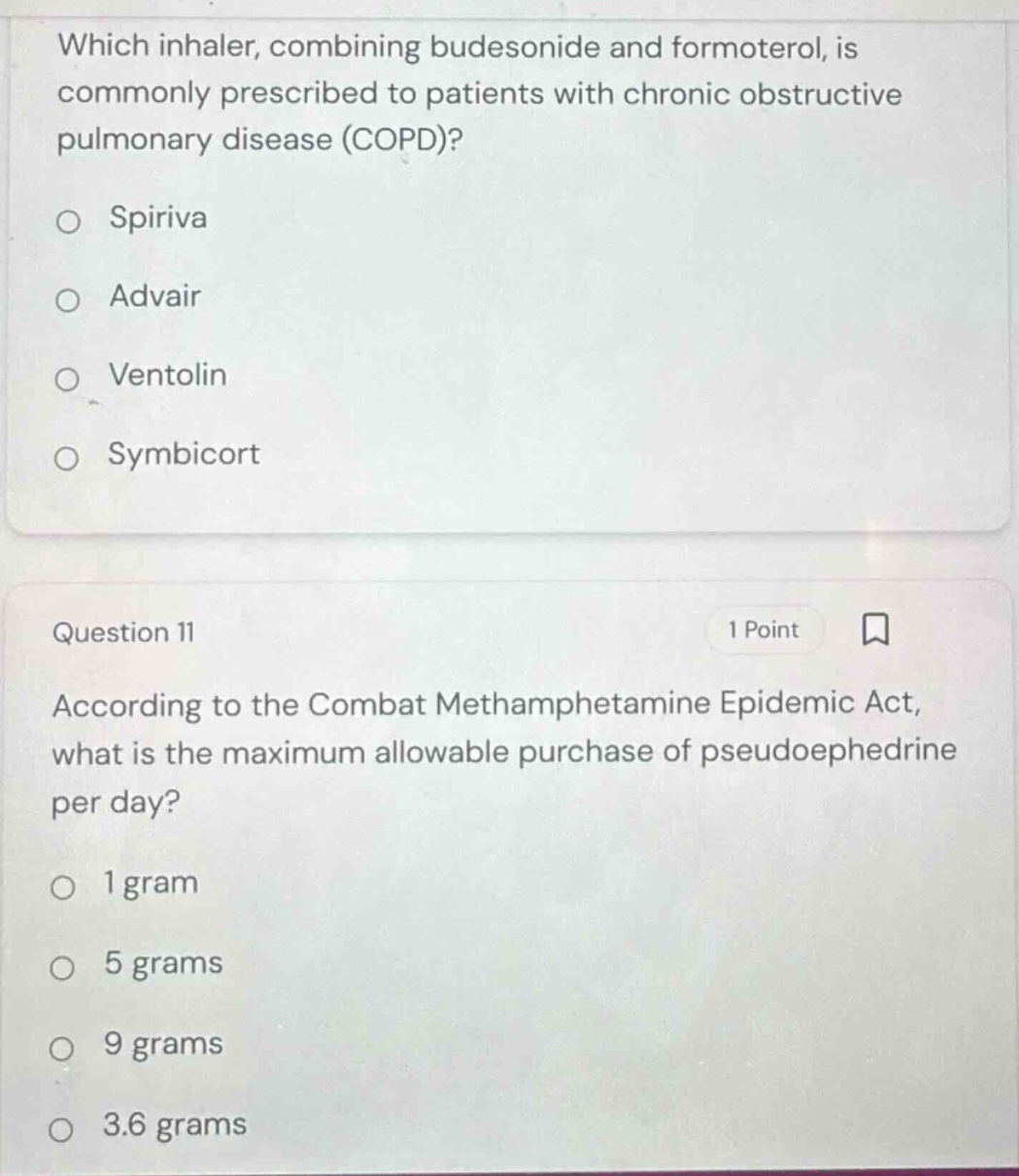 which inhaler, combining budesonide and formoterol, is commonly prescri…