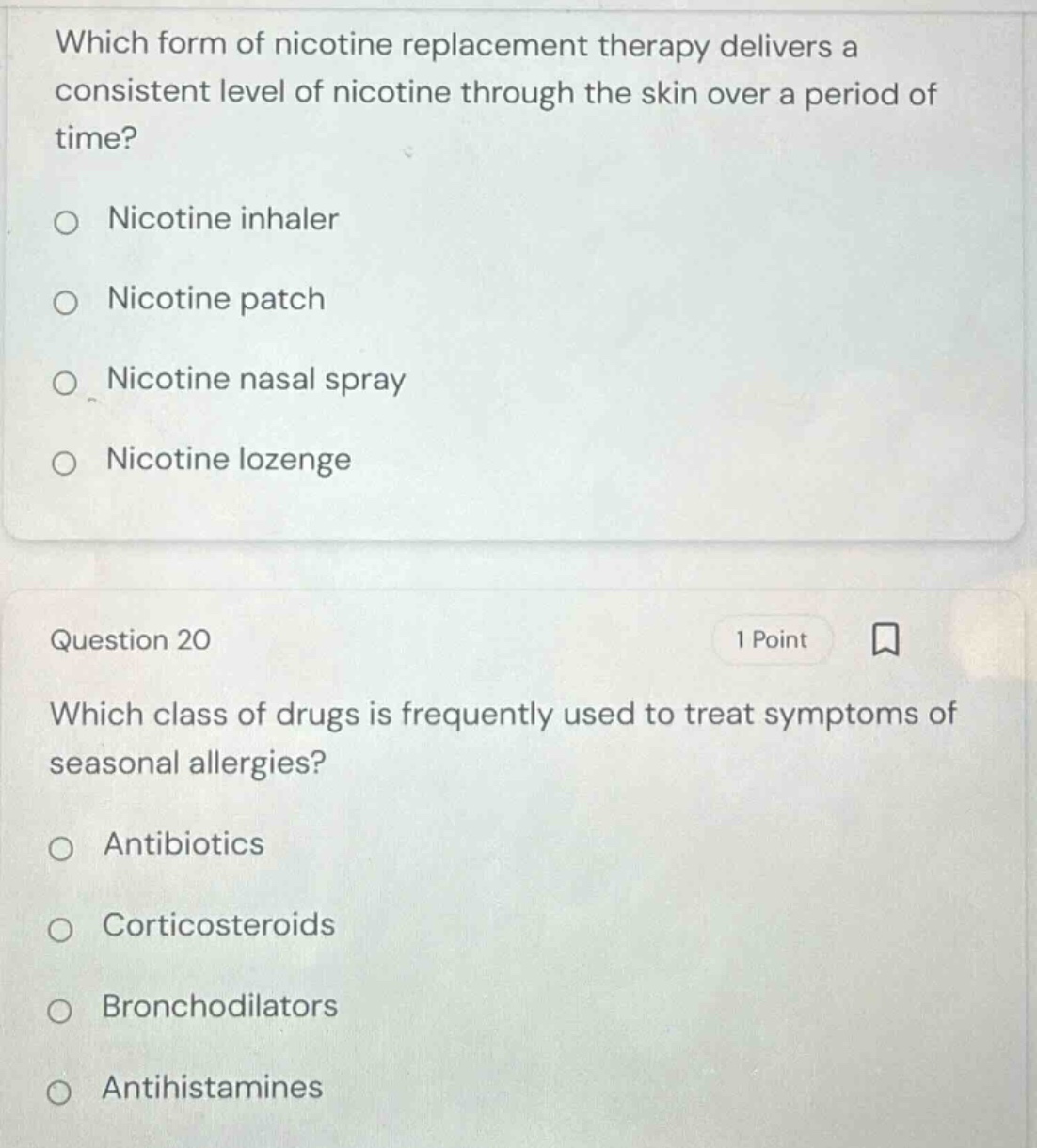which form of nicotine replacement therapy delivers a consistent level …