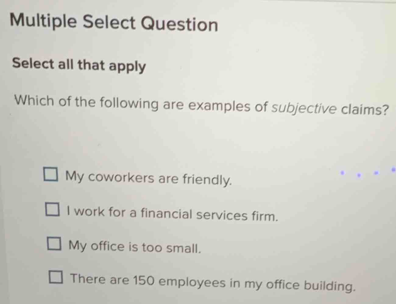 multiple select question select all that apply which of the following a…