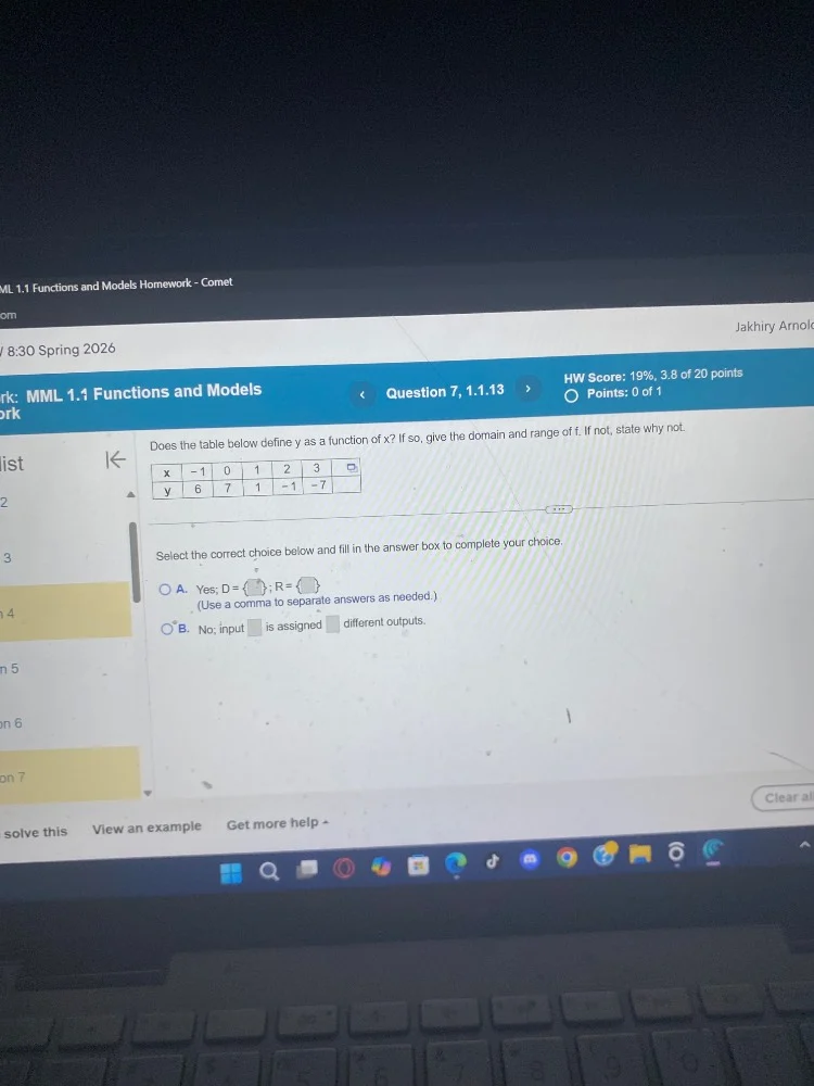 ml 1.1 functions and models homework - cometom/ 8:30 spring 2026jakhiry…