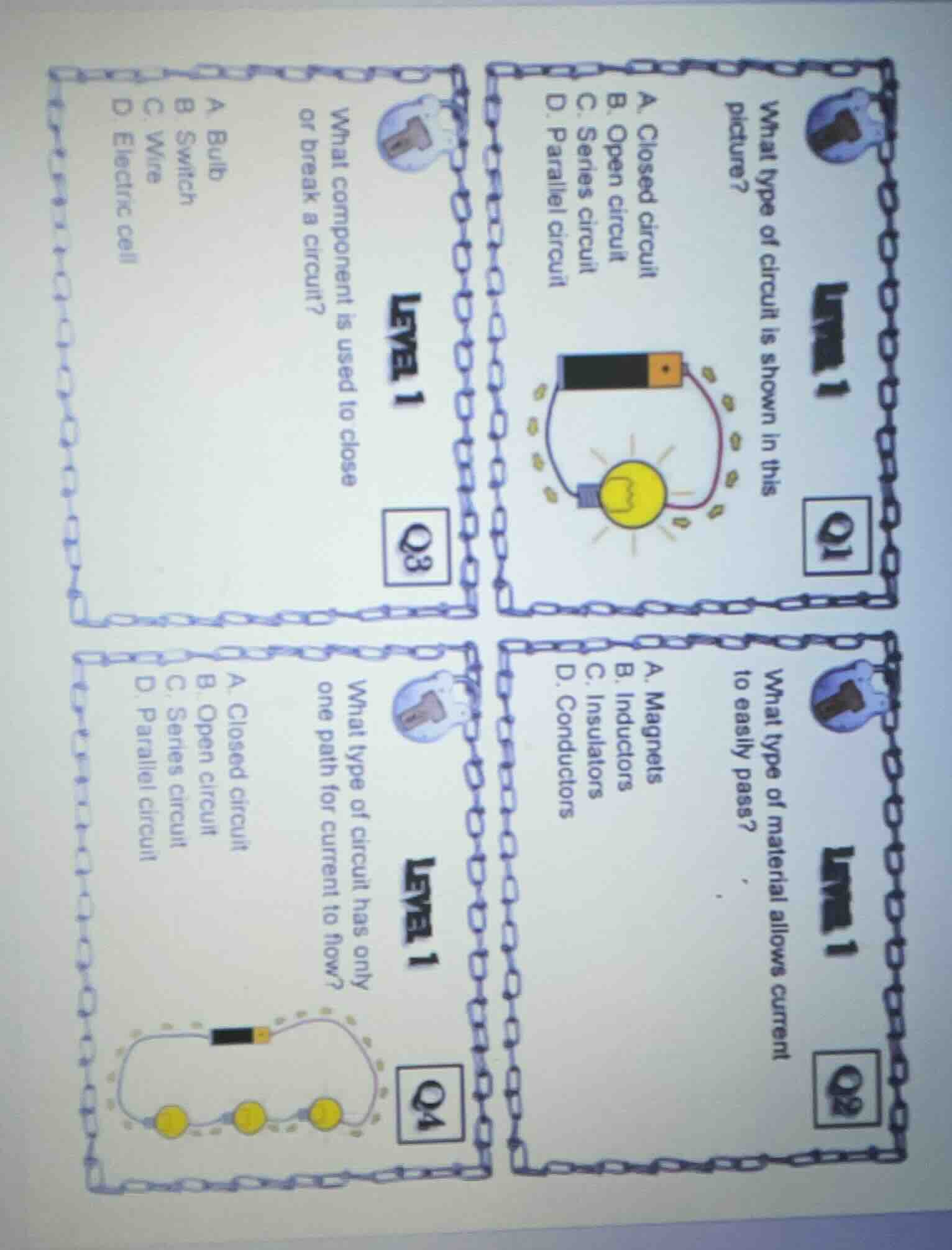 level 1 q1 what type of circuit is shown in this picture? a. closed cir…