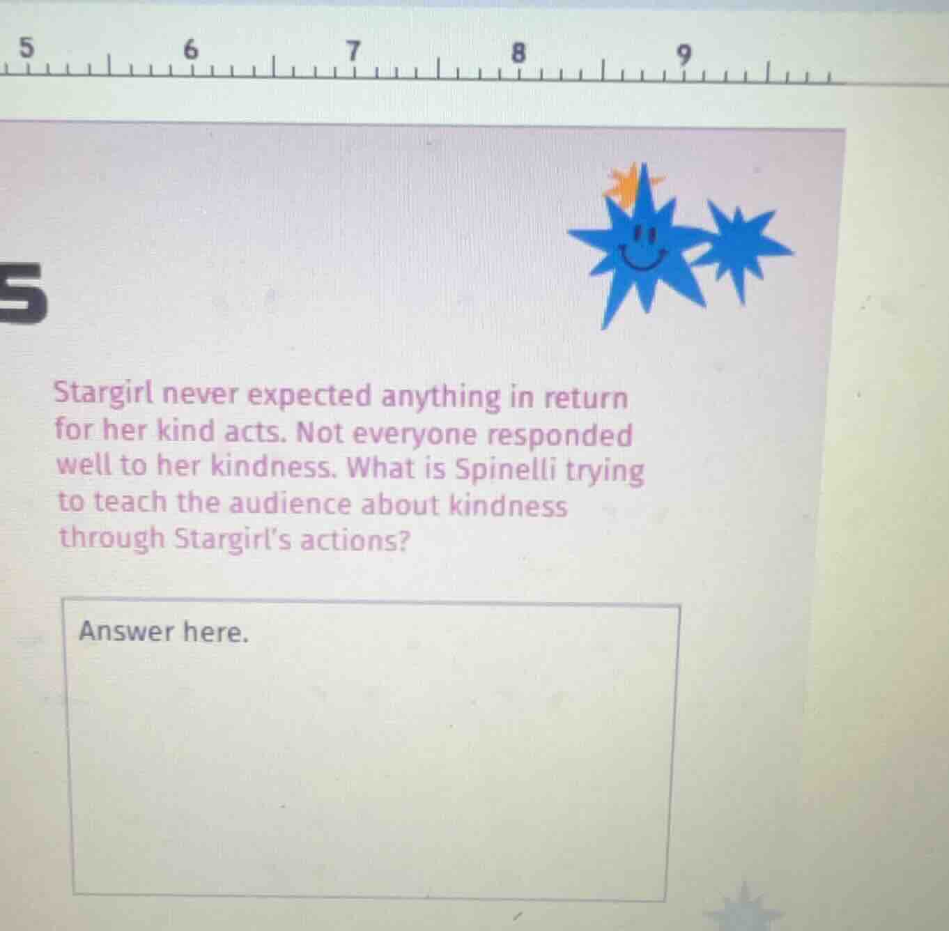 5 stargirl never expected anything in return for her kind acts. not eve…