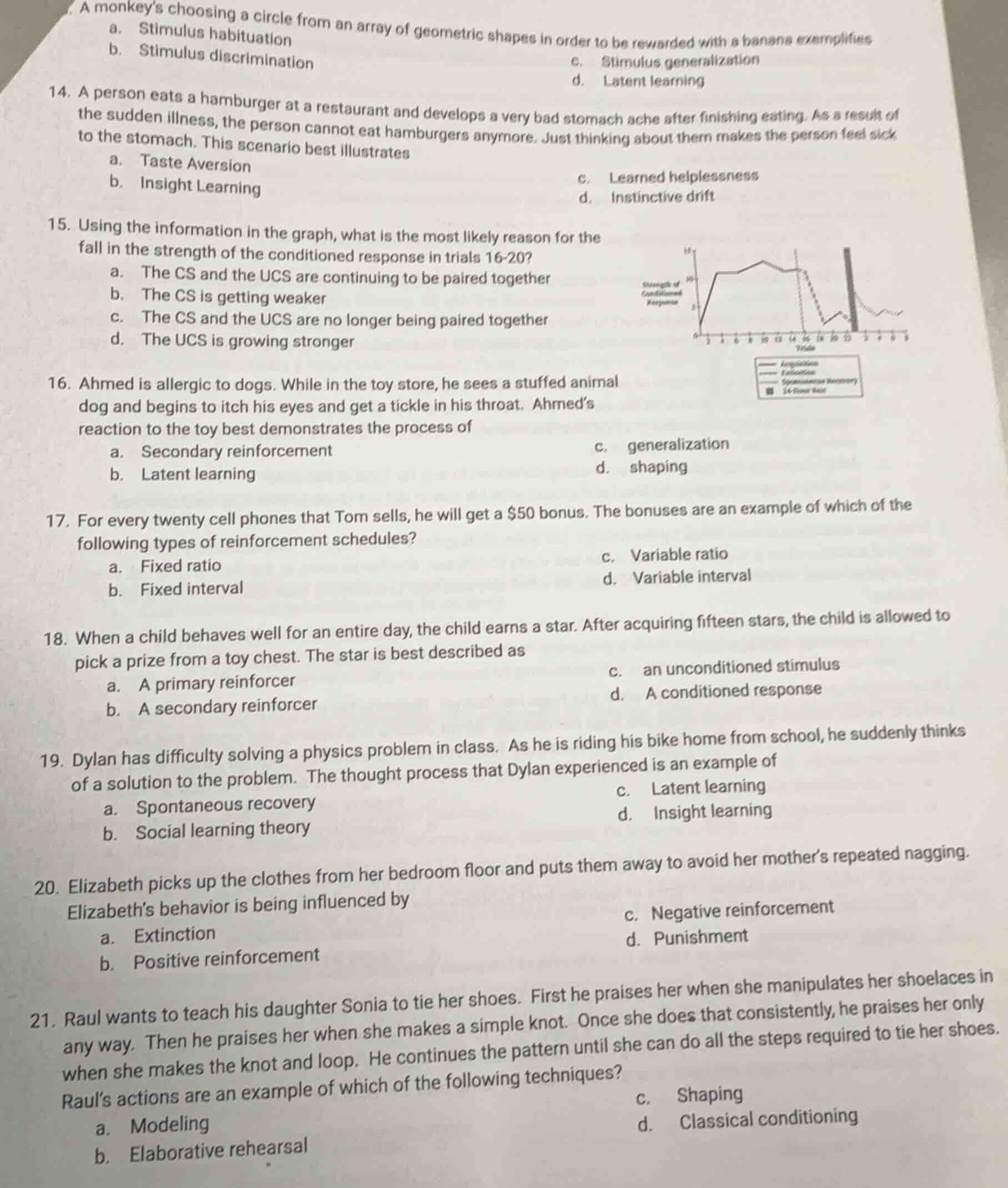 a monkeys choosing a circle from an array of geometric shapes in order …
