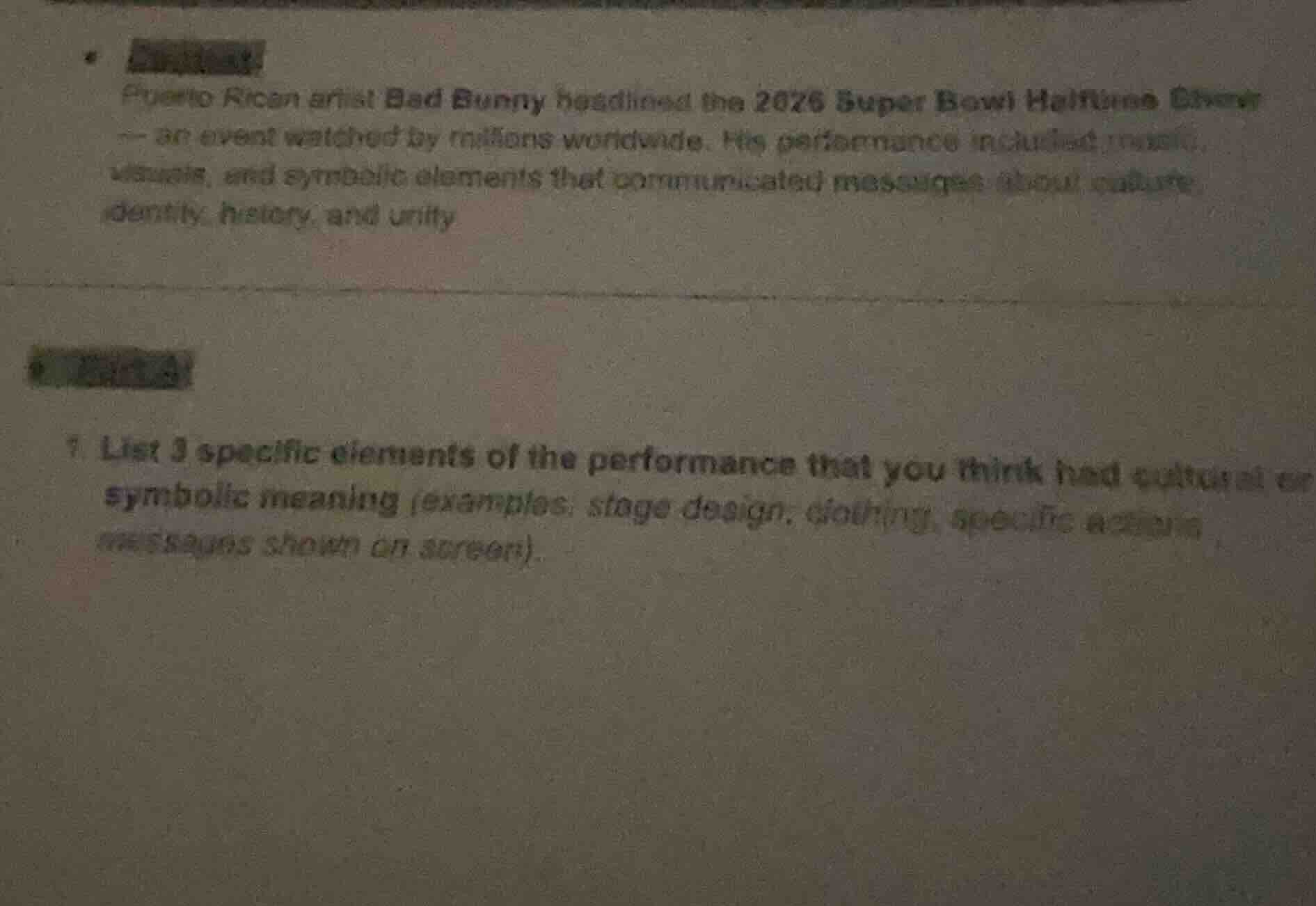 puerto rican artist bad bunny headlined the 2026 super bowl halftime sh…