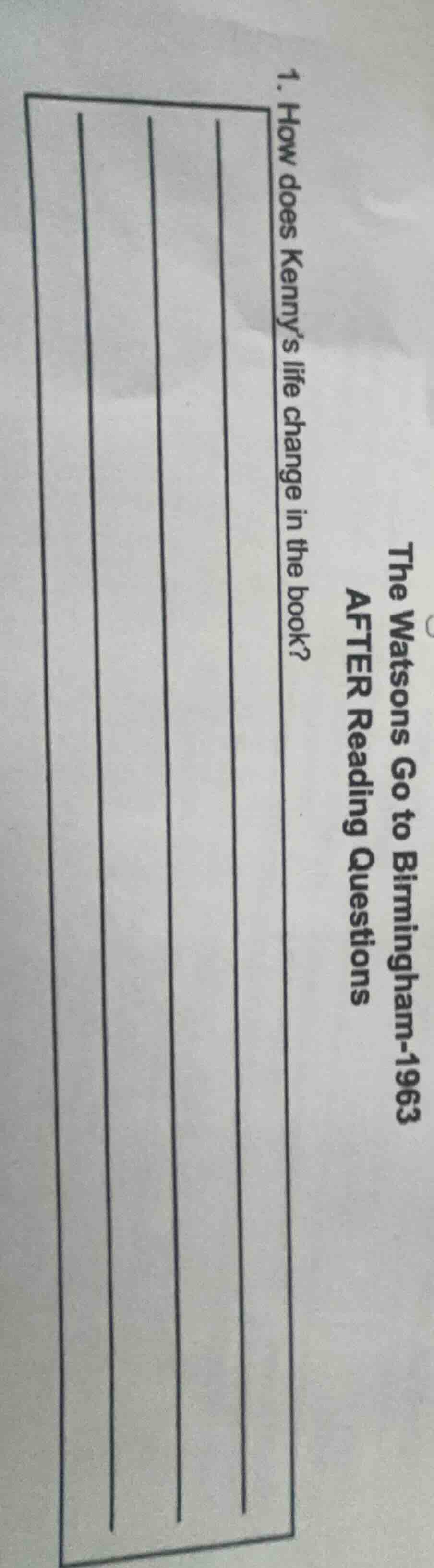 the watsons go to birmingham-1963 after reading questions 1. how does k…