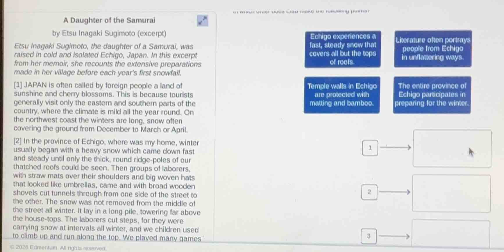 a daughter of the samurai by etsu inagaki sugimoto (excerpt) etsu inaga…