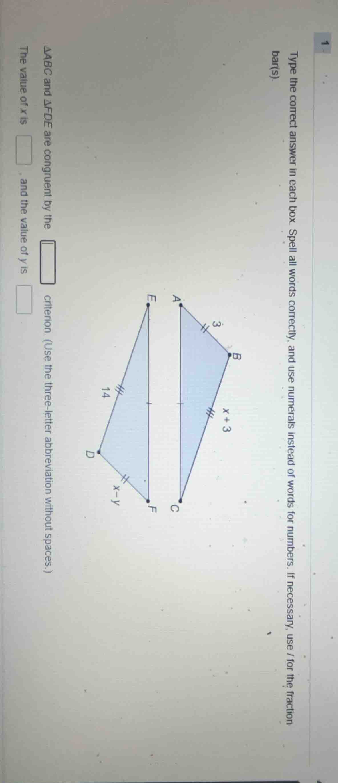 1. type the correct answer in each box. spell all words correctly, and …