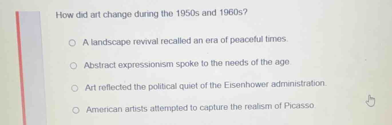 how did art change during the 1950s and 1960s? a landscape revival reca…