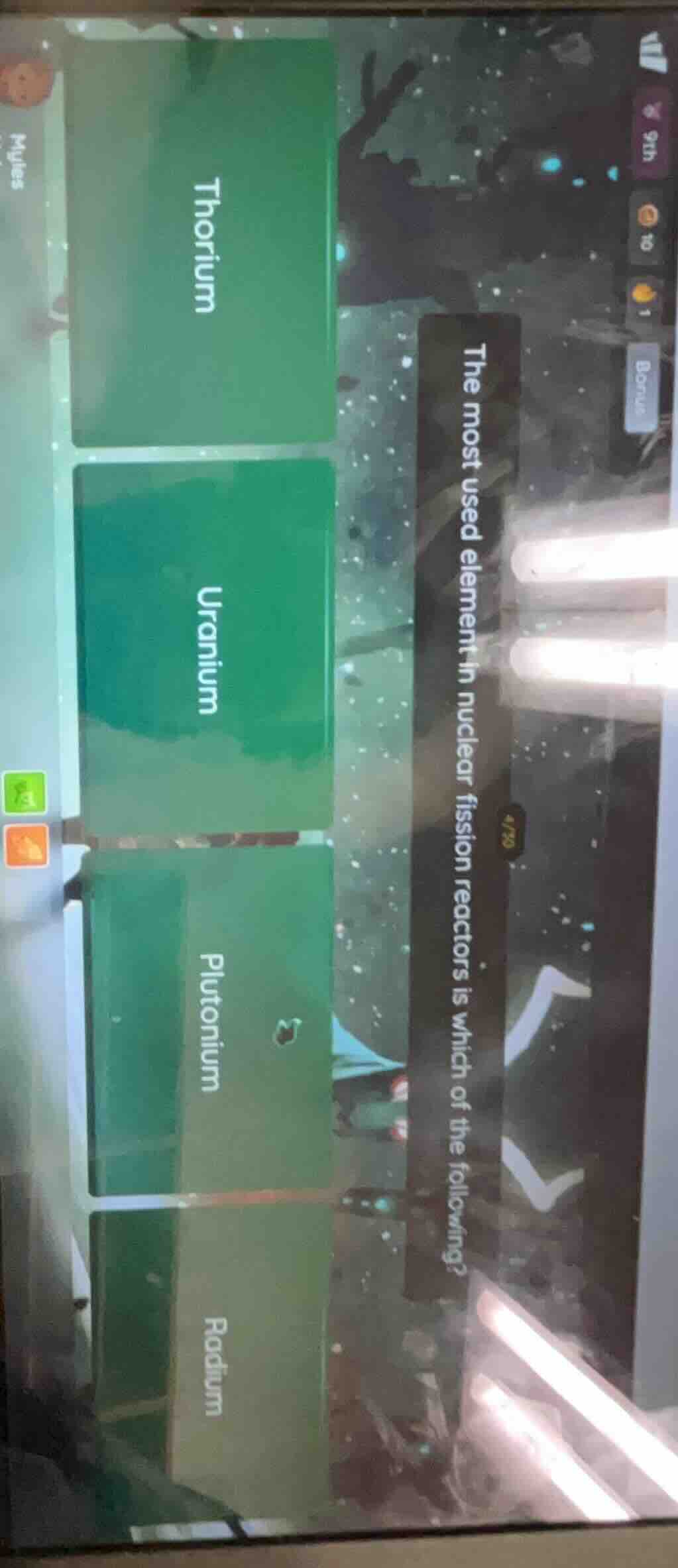 the most used element in nuclear fission reactors is which of the follo…