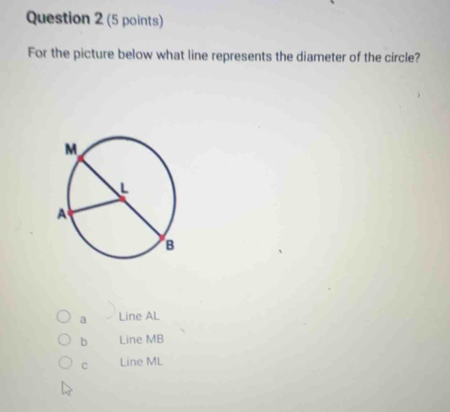 question 2 (5 points) for the picture below what line represents the di…