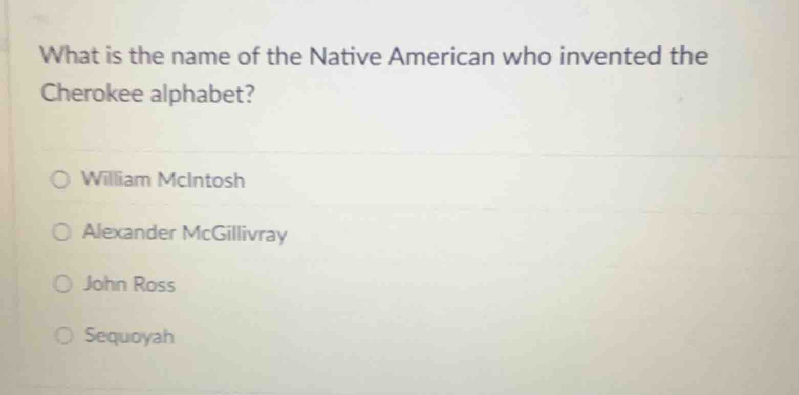 what is the name of the native american who invented the cherokee alpha…