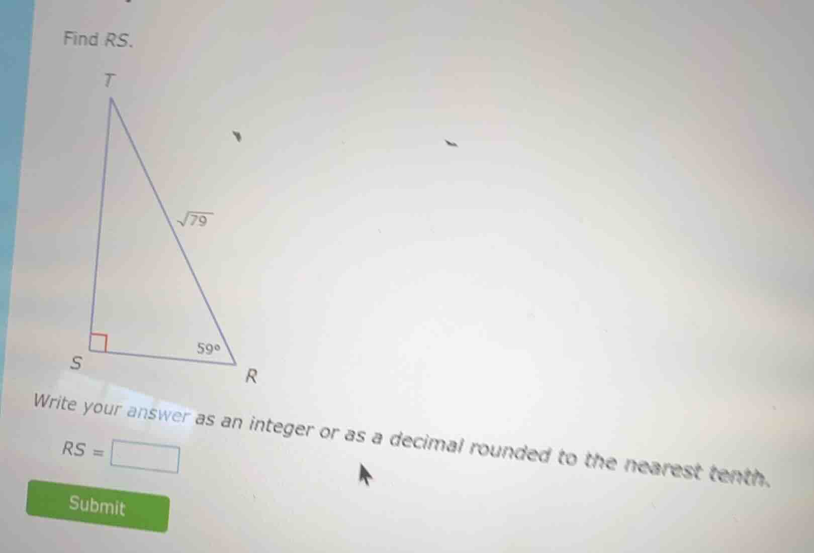 find rs. write your answer as an integer or as a decimal rounded to the…