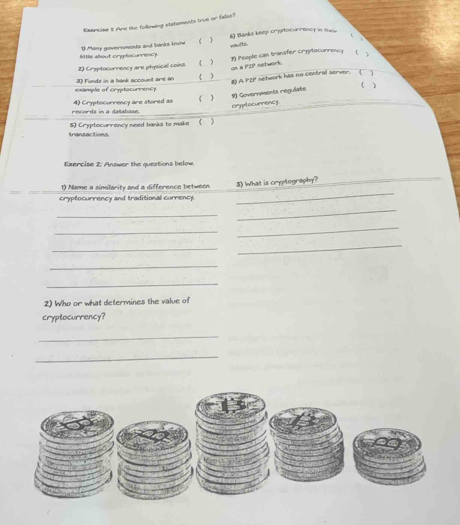 exercise 1: are the following statements true or false?1) many governme…