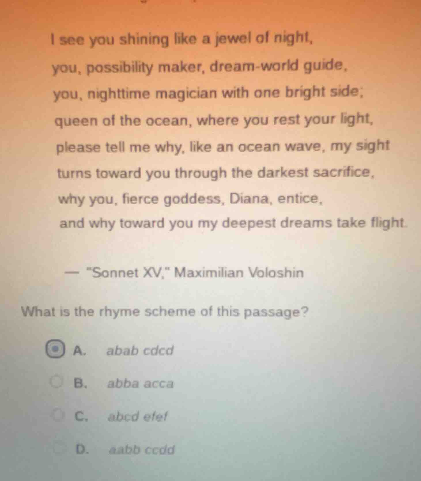 i see you shining like a jewel of night, you, possibility maker, dream-…