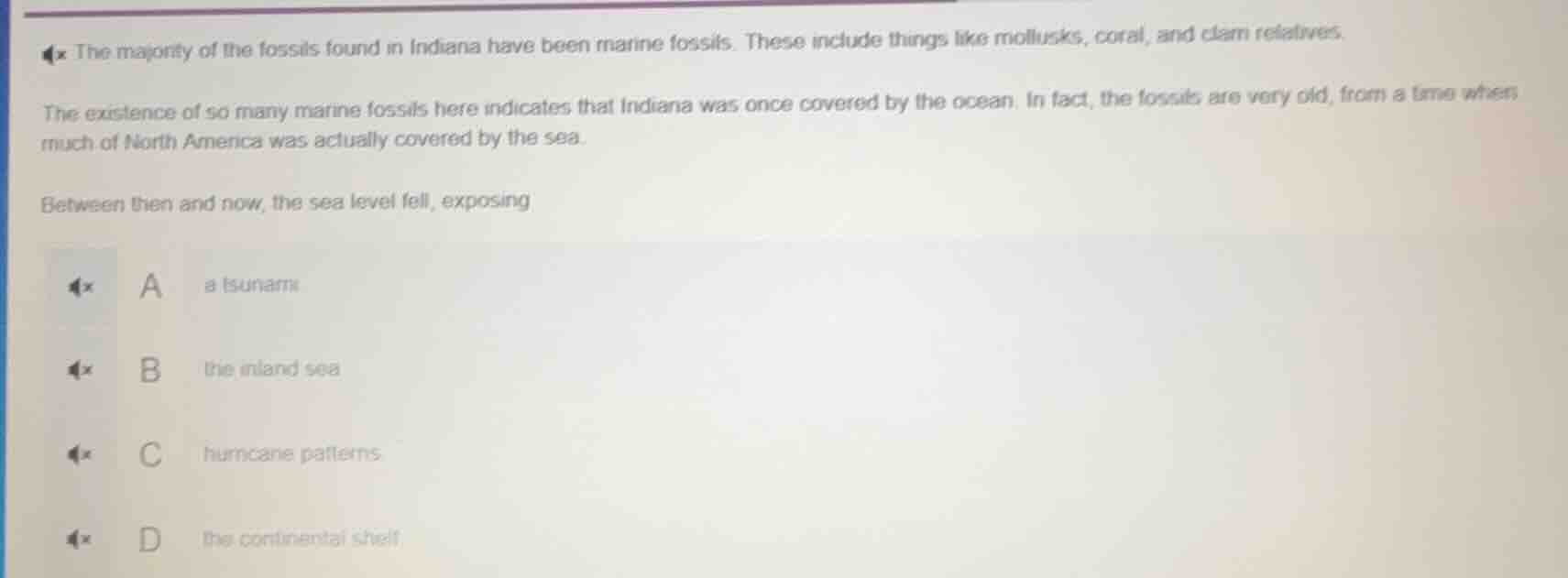 the majority of the fossils found in indiana have been marine fossils. …