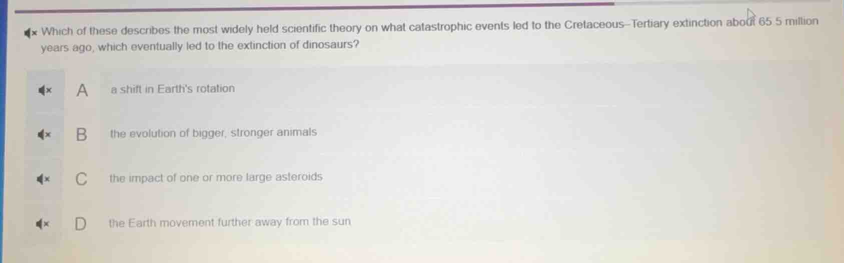 which of these describes the most widely held scientific theory on what…