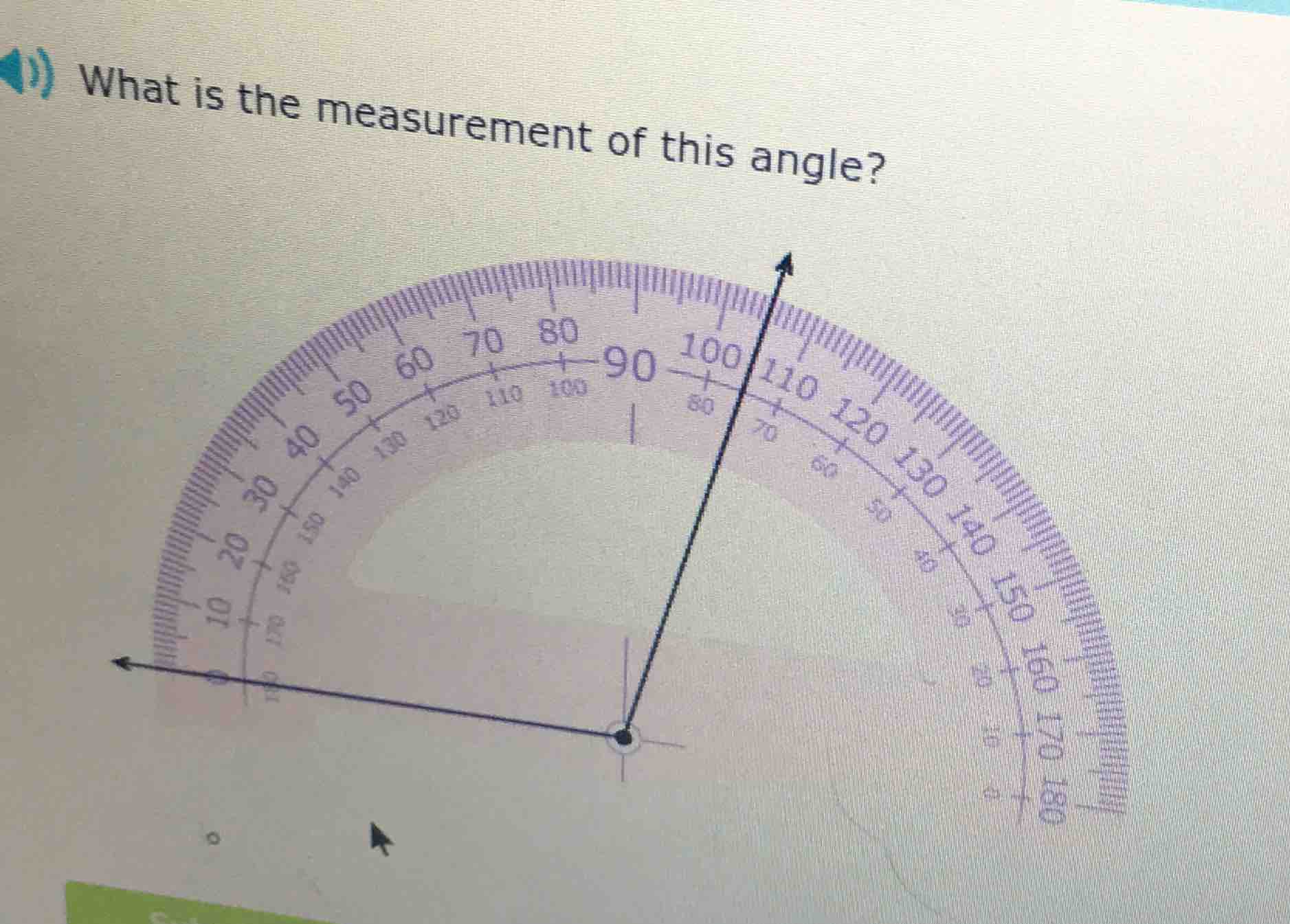what is the measurement of this angle?