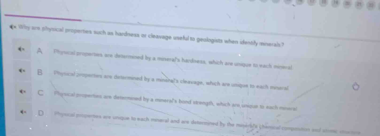 why are physical properties such as hardness or cleavage useful to geol…