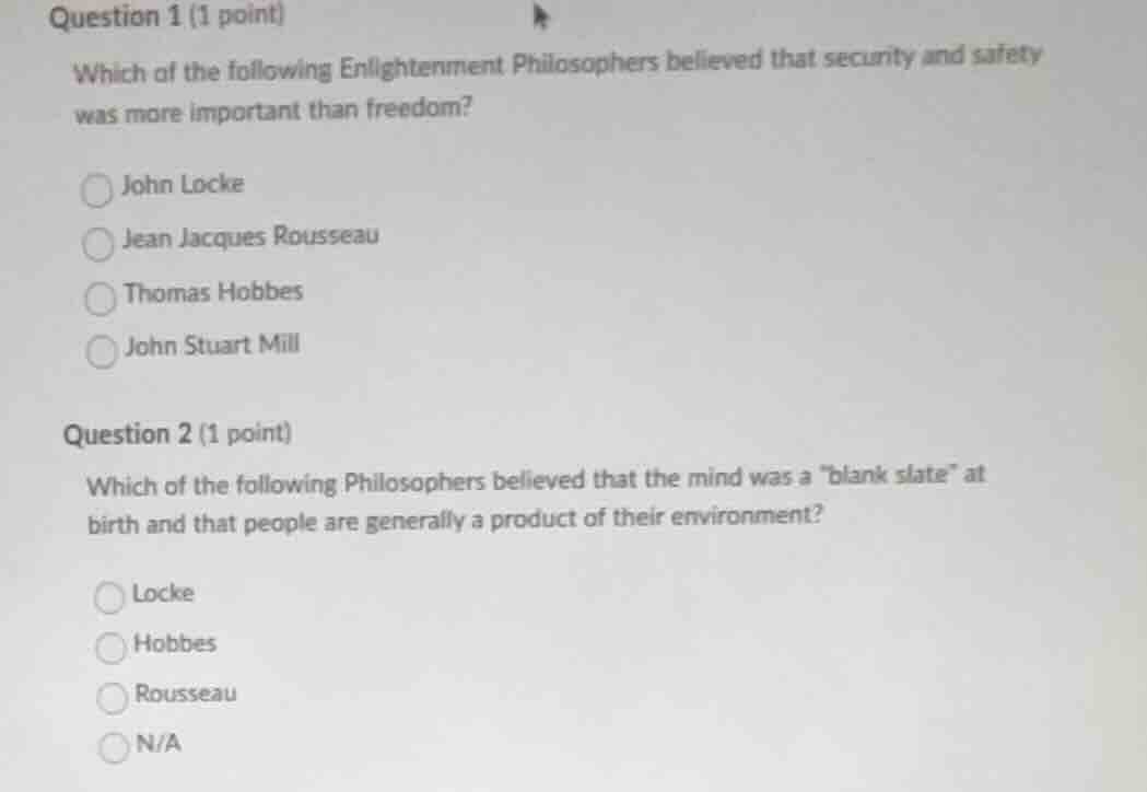 question 1 (1 point)which of the following enlightenment philosophers b…