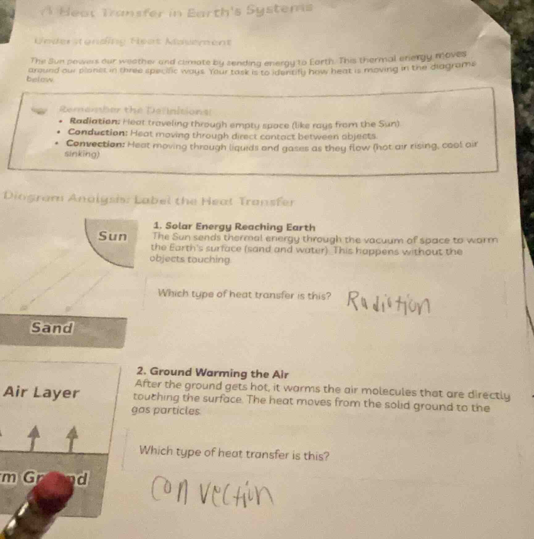 heat transfer in earths systems understanding heat movement the sun pow…