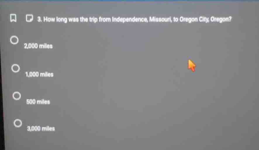 3. how long was the trip from independence, missouri, to oregon city, o…