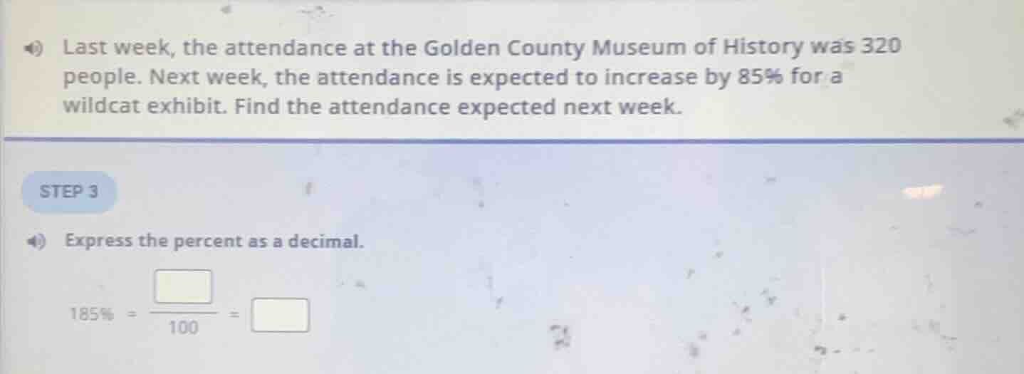 last week, the attendance at the golden county museum of history was 32…