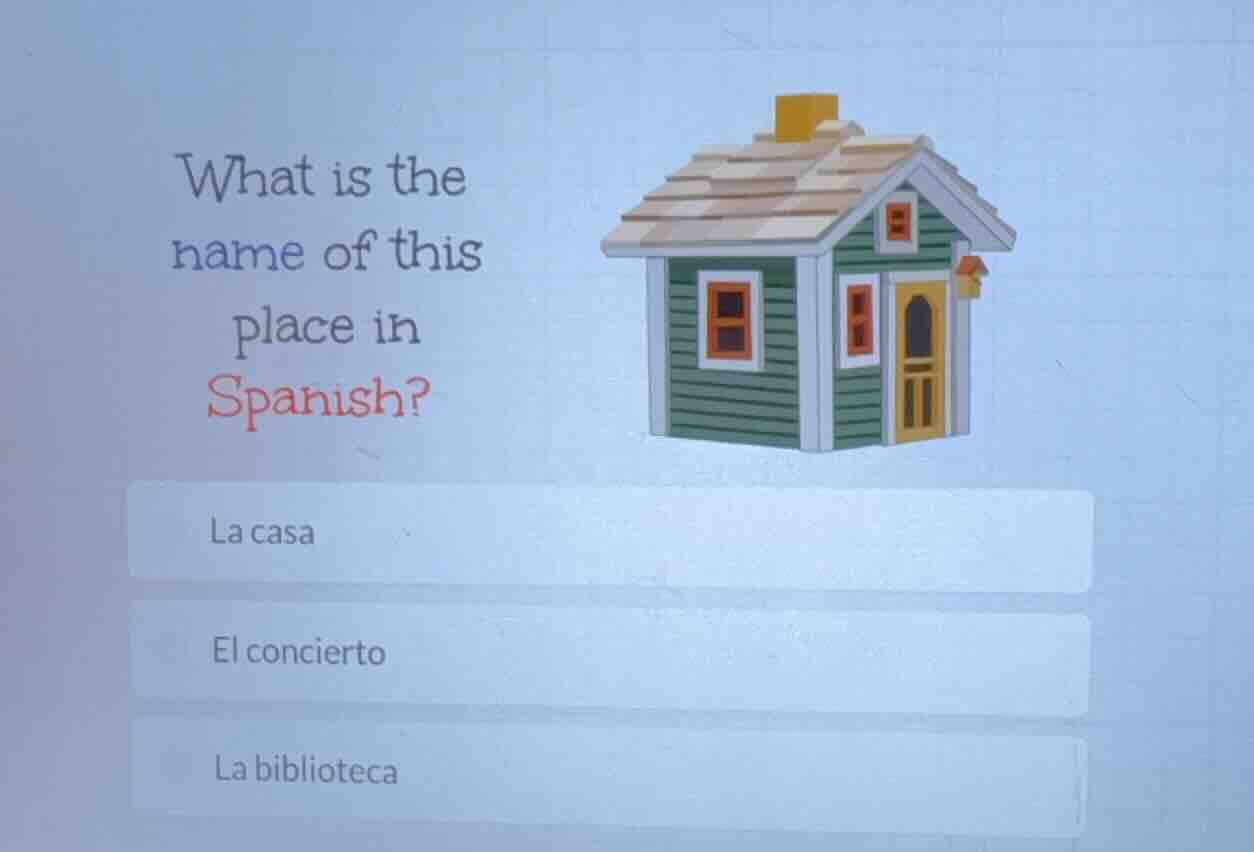 what is the name of this place in spanish? la casa el concierto la bibl…