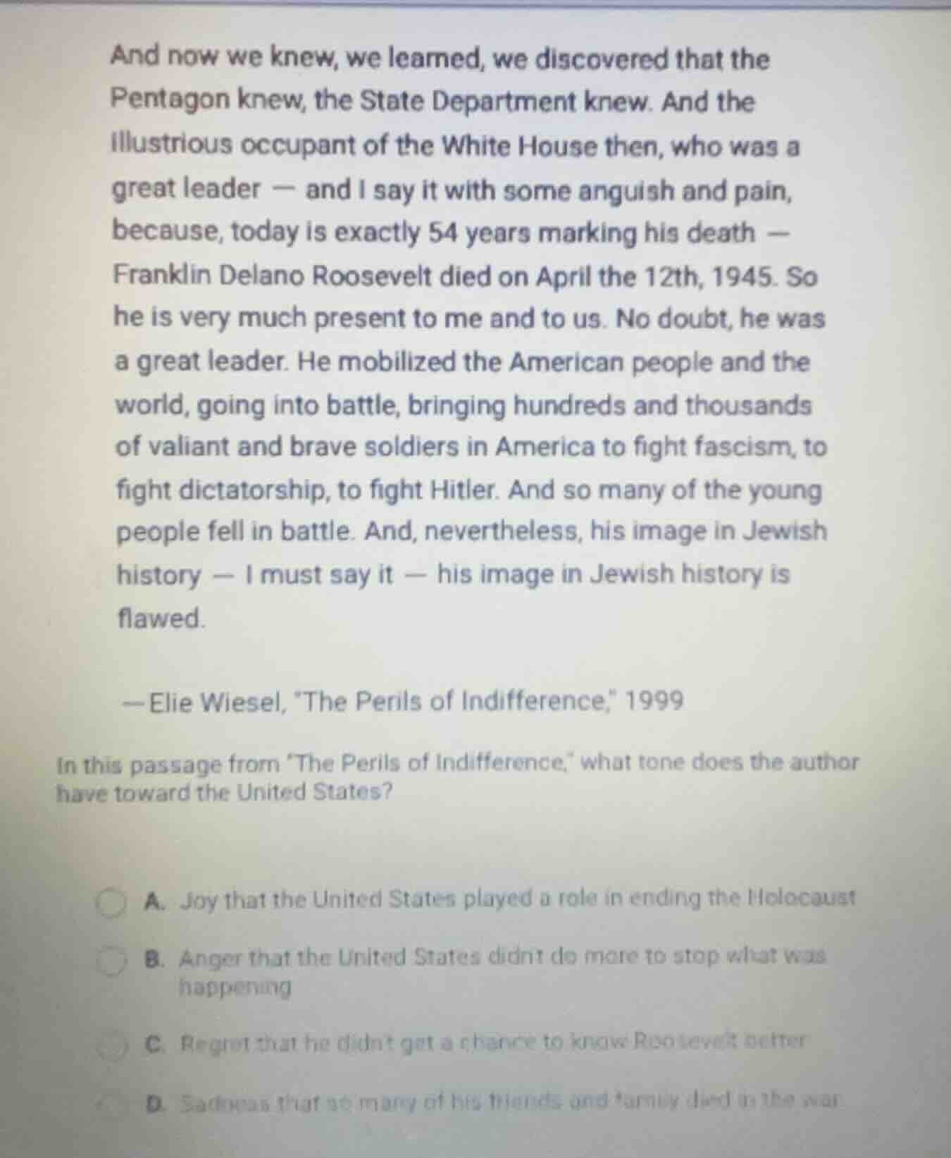 and now we knew, we learned, we discovered that the pentagon knew, the …