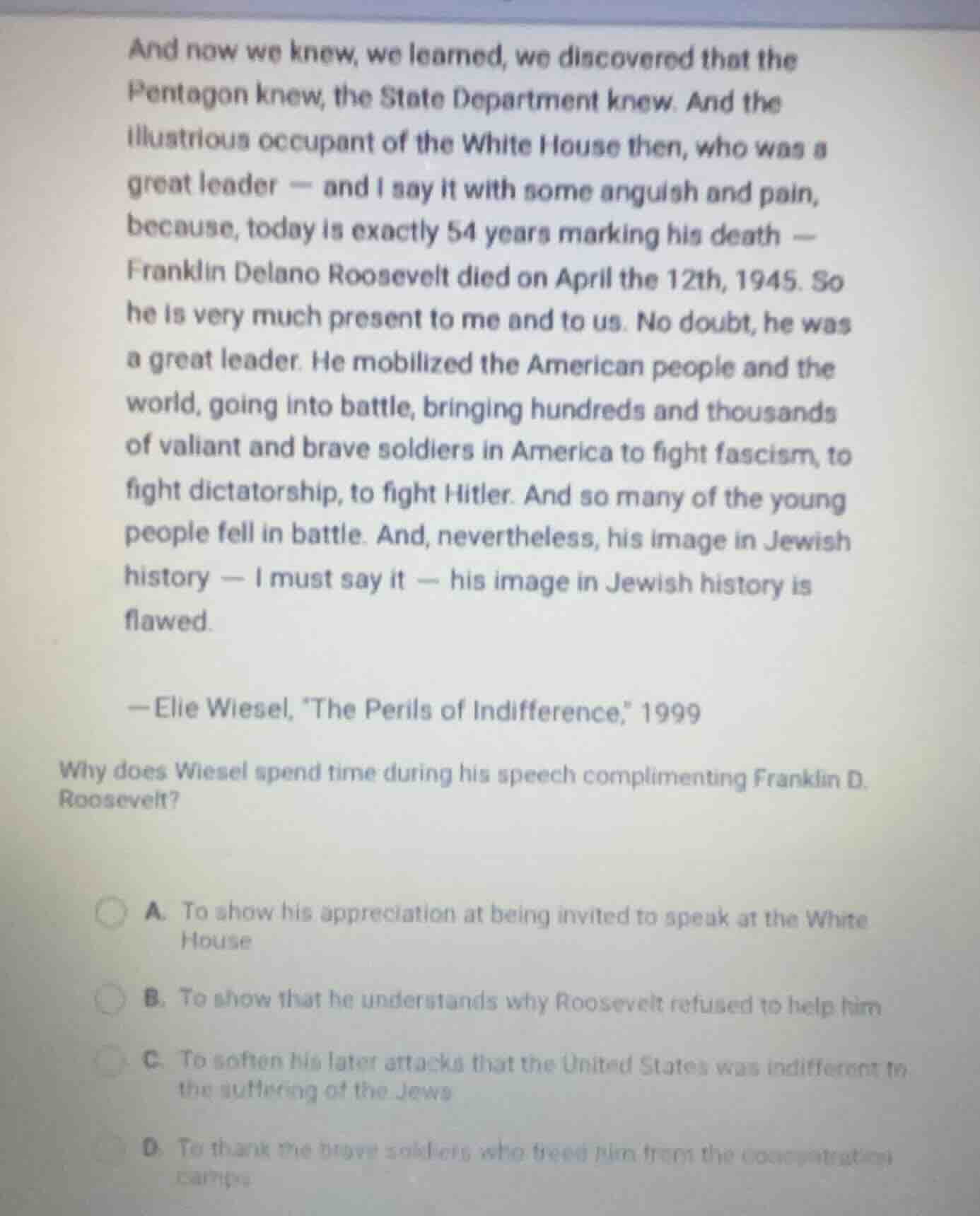 and now we knew, we learned, we discovered that the pentagon knew, the …