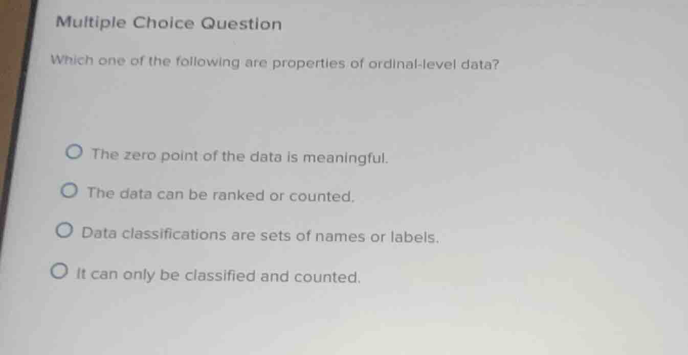 multiple choice question which one of the following are properties of o…