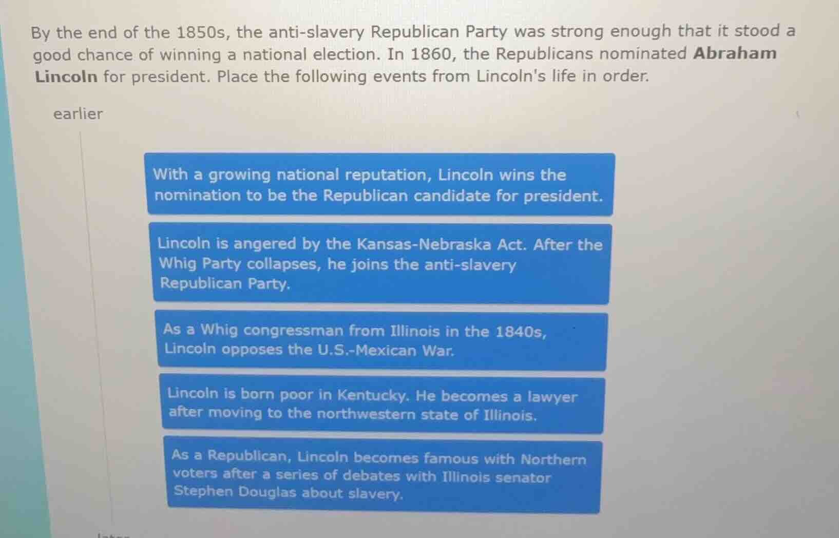 by the end of the 1850s, the anti-slavery republican party was strong e…