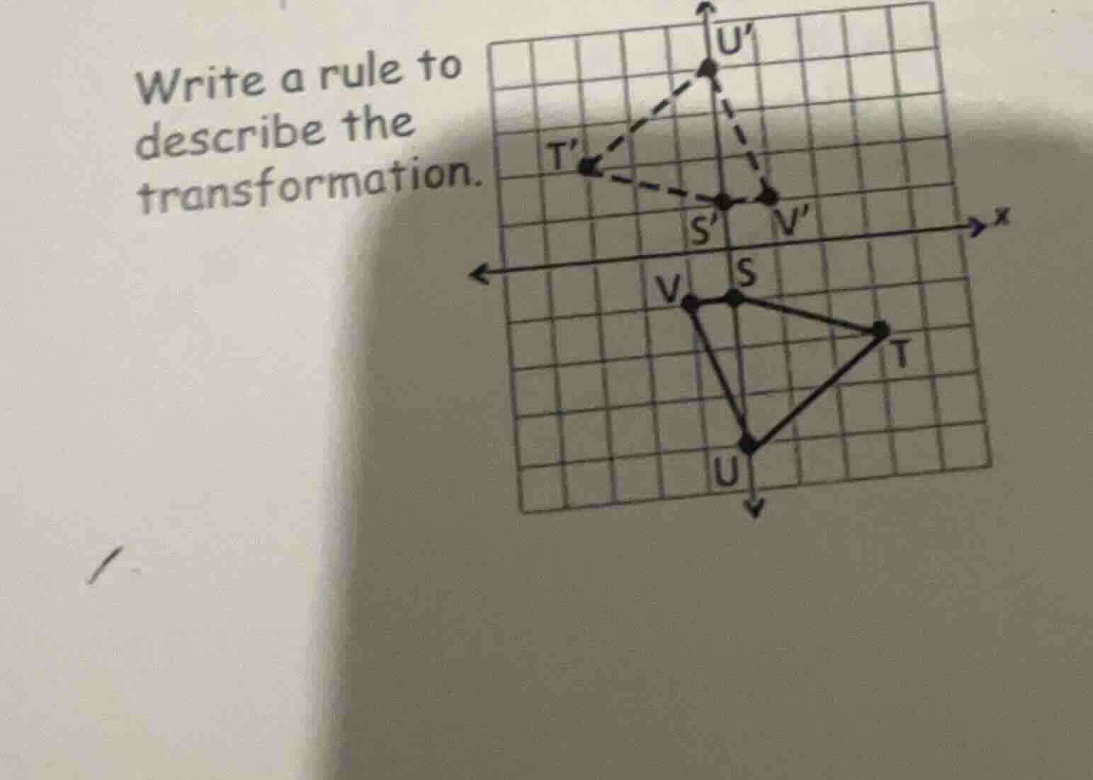 write a rule to describe the transformation.