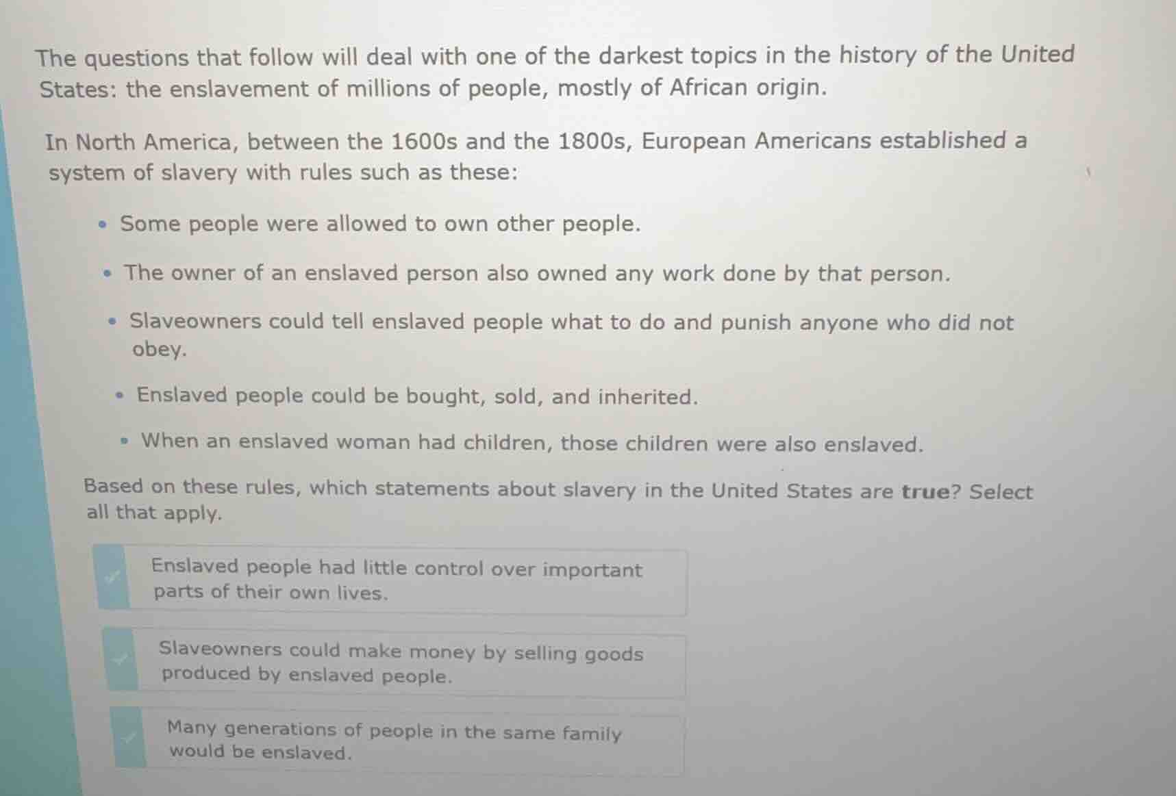 the questions that follow will deal with one of the darkest topics in t…