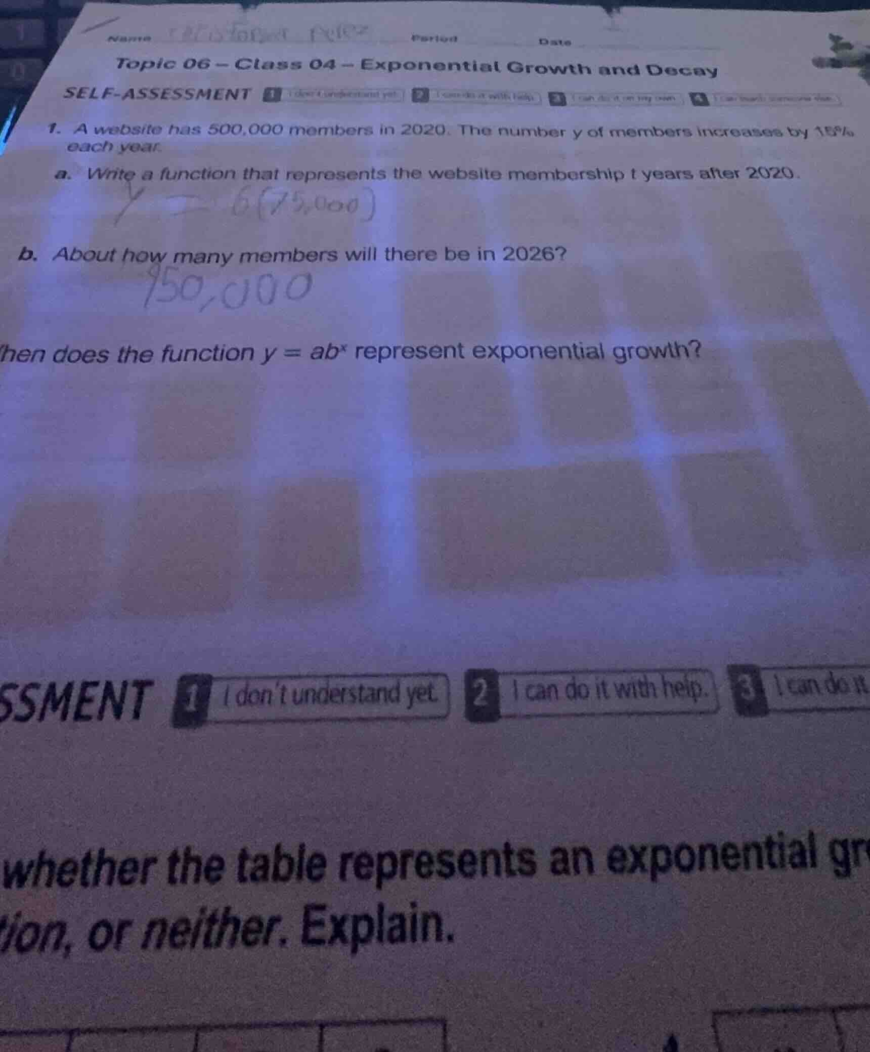 nameperioddatetopic 06 – class 04 – exponential growth and decayself-as…