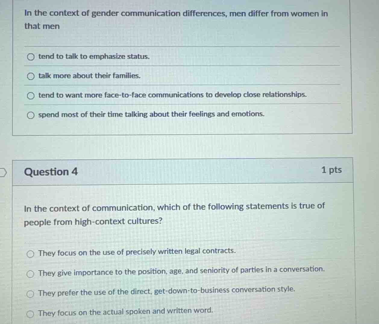 in the context of gender communication differences, men differ from wom…