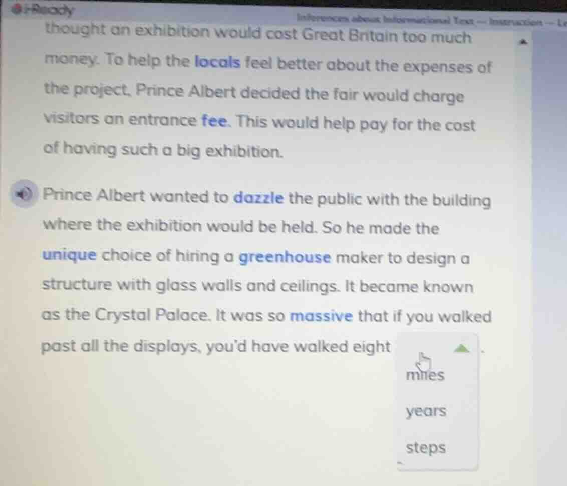 thought an exhibition would cost great britain too much money. to help …