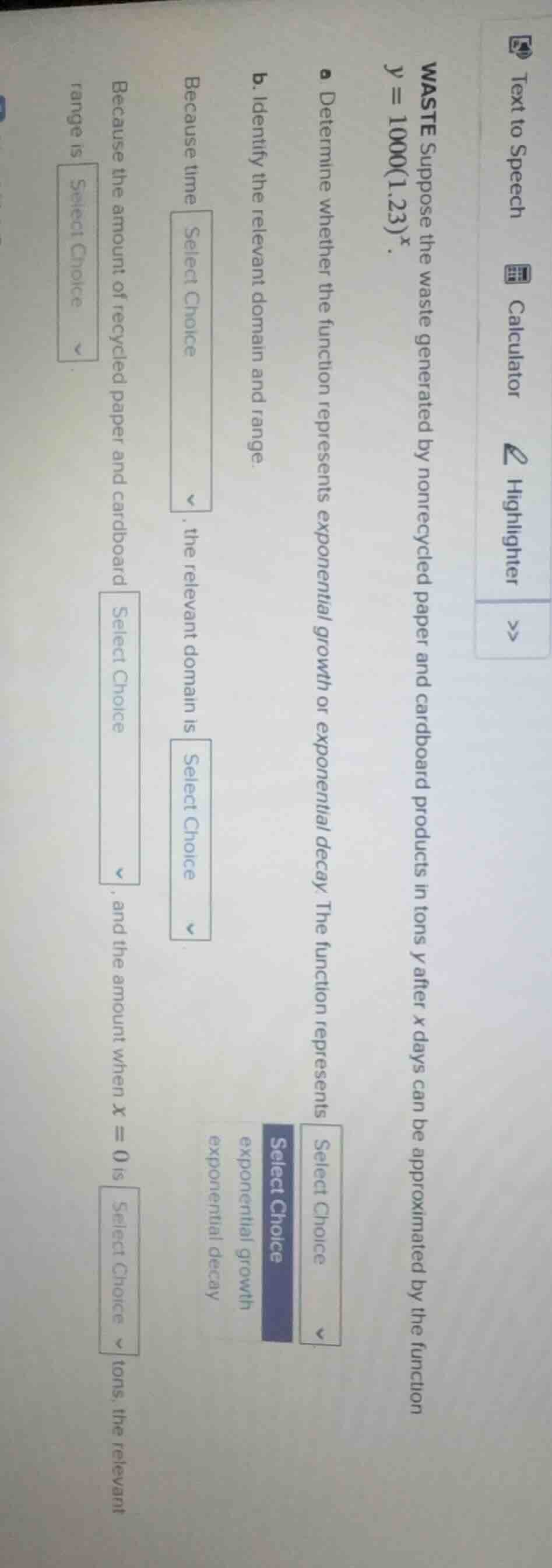 waste suppose the waste generated by nonrecycled paper and cardboard pr…