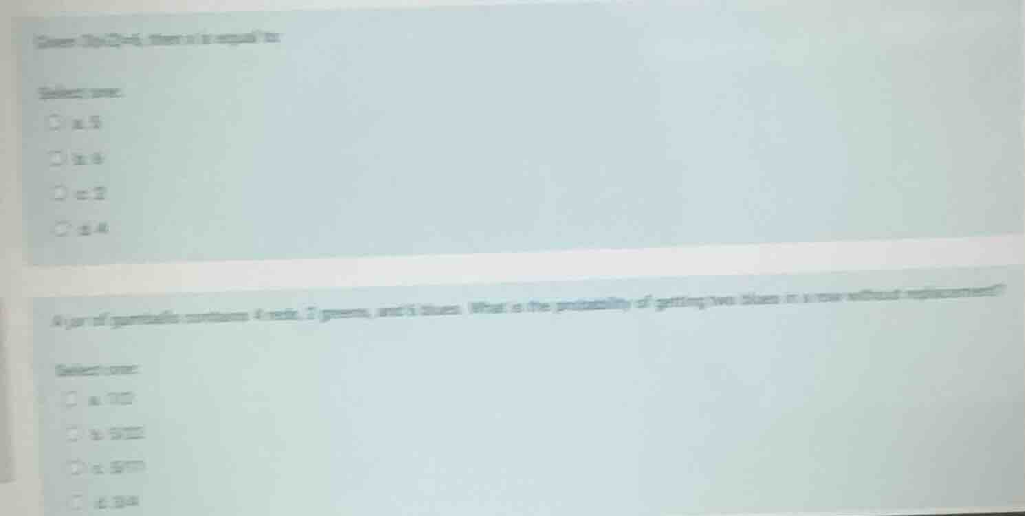 given 3p(2)=6, what p is equal to? select one: a. 9 b. 6 c. 2 d. 4 a ja…